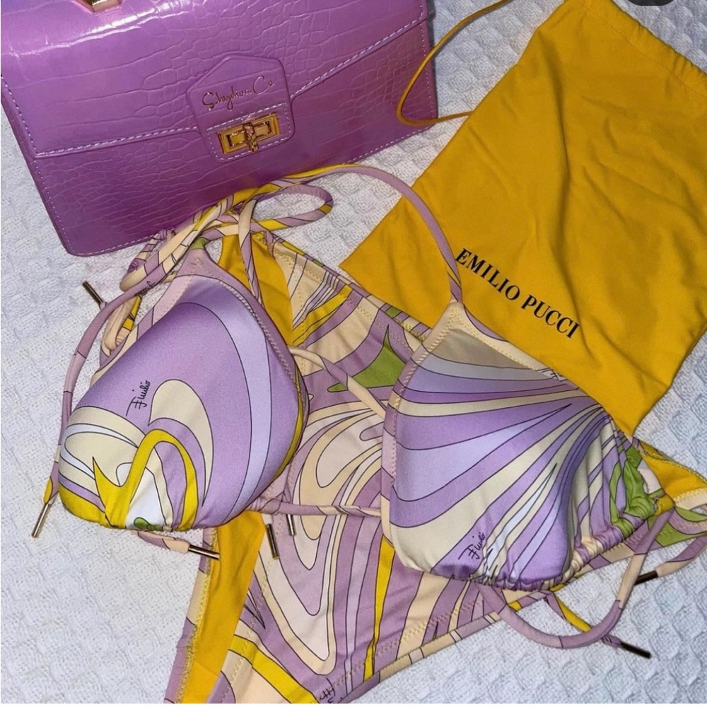 Emilio Pucci Swimsuit & Mule Slides - image 4